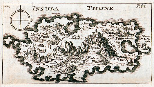 Insula Thune - Sandrart Jacob Von - 1686