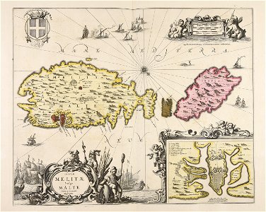 Insulae Melitae vulgò Malte nova et accurata descriptio - CBT 6620406