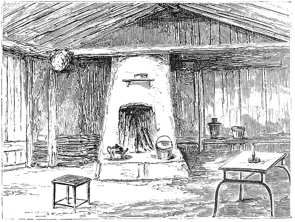 INTERIOR OF A NATIVE HOUSE