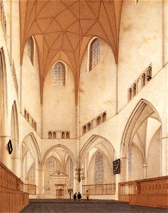Interior of the Choir of St Bavo at Haarlem 1660 Pieter Jansz Saenredam