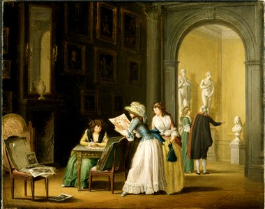 Interior from an Art Collection (Pehr Hilleström d.ä.) - Nationalmuseum - 18576