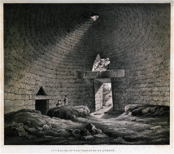 Interior of the Treasury of Atreas - Dodwell Edward - 1834