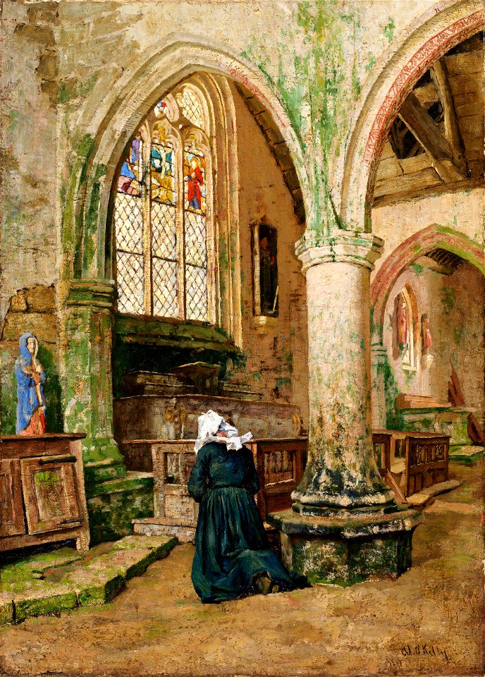 Interior of a Church in Brittany P634