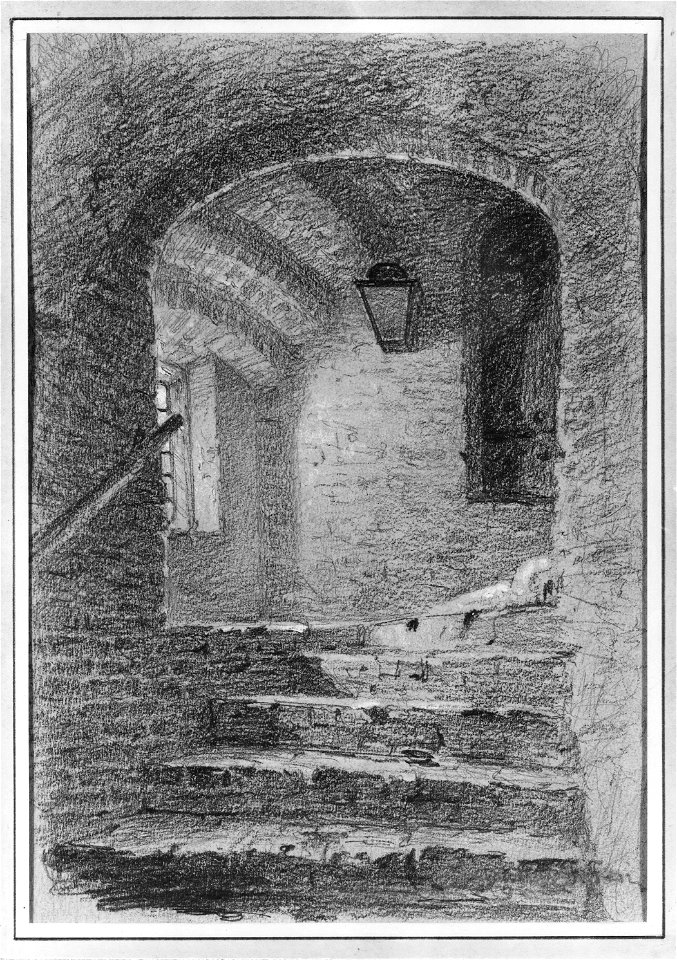 Interiör från Gripsholm (Ferdinand Fagerlin) - Nationalmuseum - 40048