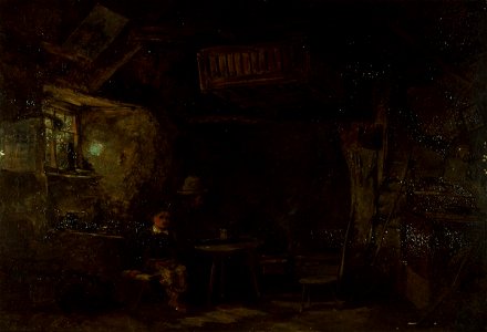 Interior of a Welsh cottage