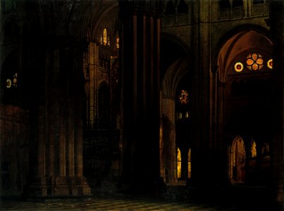 Interior de la Catedral de Toledo, por Pablo Gonzalvo