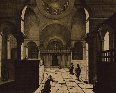Interior of a church in Kadiköy - Bruyn Cornelis De - 1714