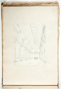 Interior de la antigua Bolsa de comercio de Madrid