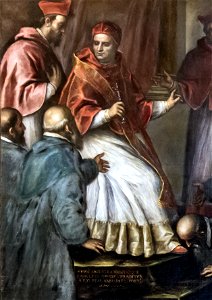 Interior of Chiesa dei Gesuiti (Venice) - sacristy - Pius II by Palma il Giovane