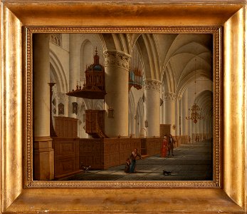 Interior of St Bavo in Haarlem (Isaak van Nickelen) - Nationalmuseum - 17545