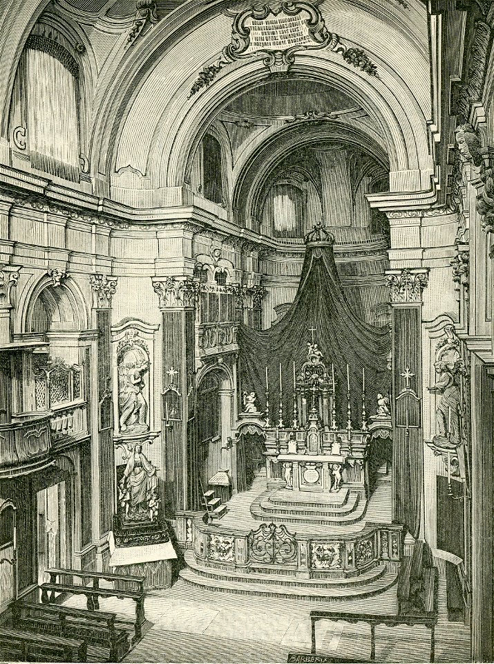 Interno della chiesa di San Giacomo in Tortona
