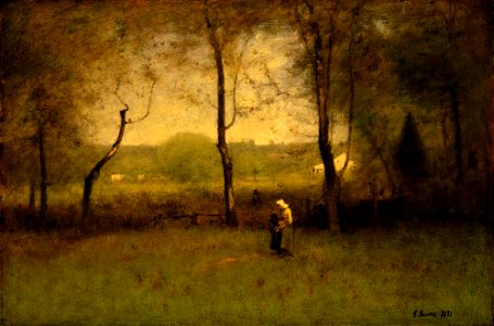George Inness - Wood Gatherers, An Autumn Afternoon