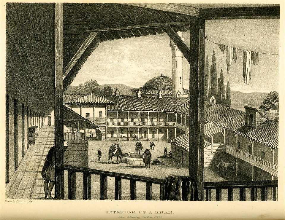 Interior of a Khan - Fellows Charles - 1839