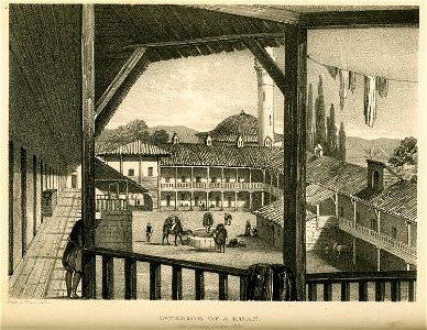 Interior of a Khan - Fellows Charles - 1839