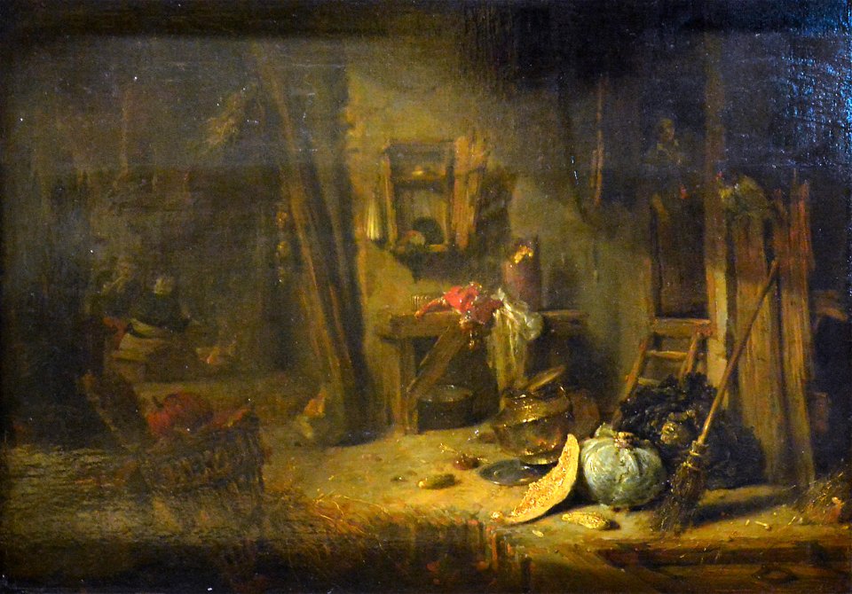 Intérieur d'une cuisine rustique - Willem Kalf - Musée du Louvre