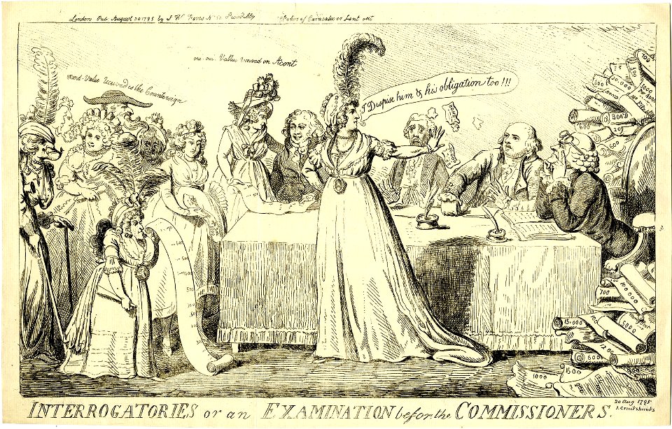Interrogatories or an examination before the commissioners. (BM 1868,0808.6463)