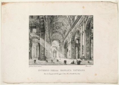 Interno della Basilica Vaticana LCCN2003679873