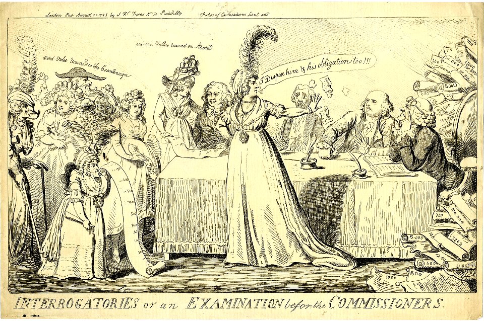 Interrogatories or an examination before the commissioners. (BM 1865,1111.2009)