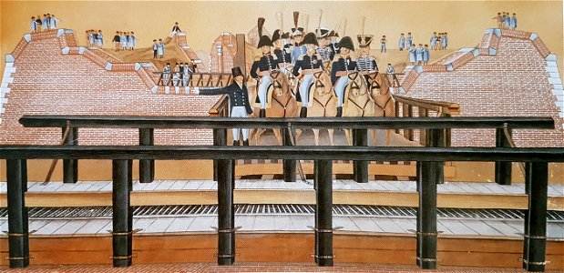 Inspectie Nieuwe Bossche Fronten door Willem I, 1819