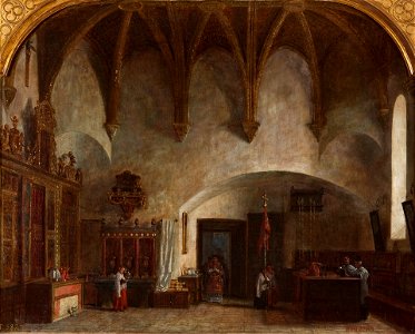 Interior de la sacristía menor en la catedral de Ávila, por Pablo Gonzalvo