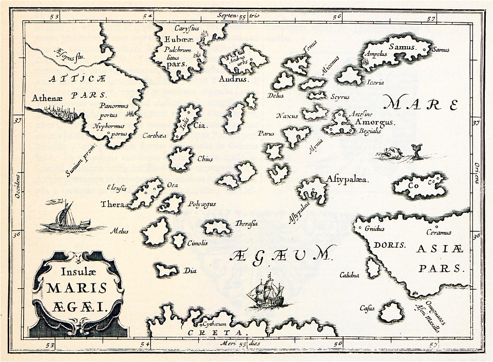 Insulae Maris Aegaei - Laurenberg Johann - 1661