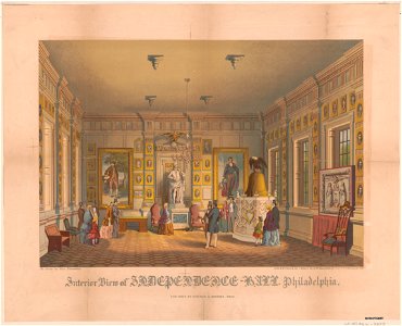 Interior view of Independence Hall, Philadelphia LCCN2003680842