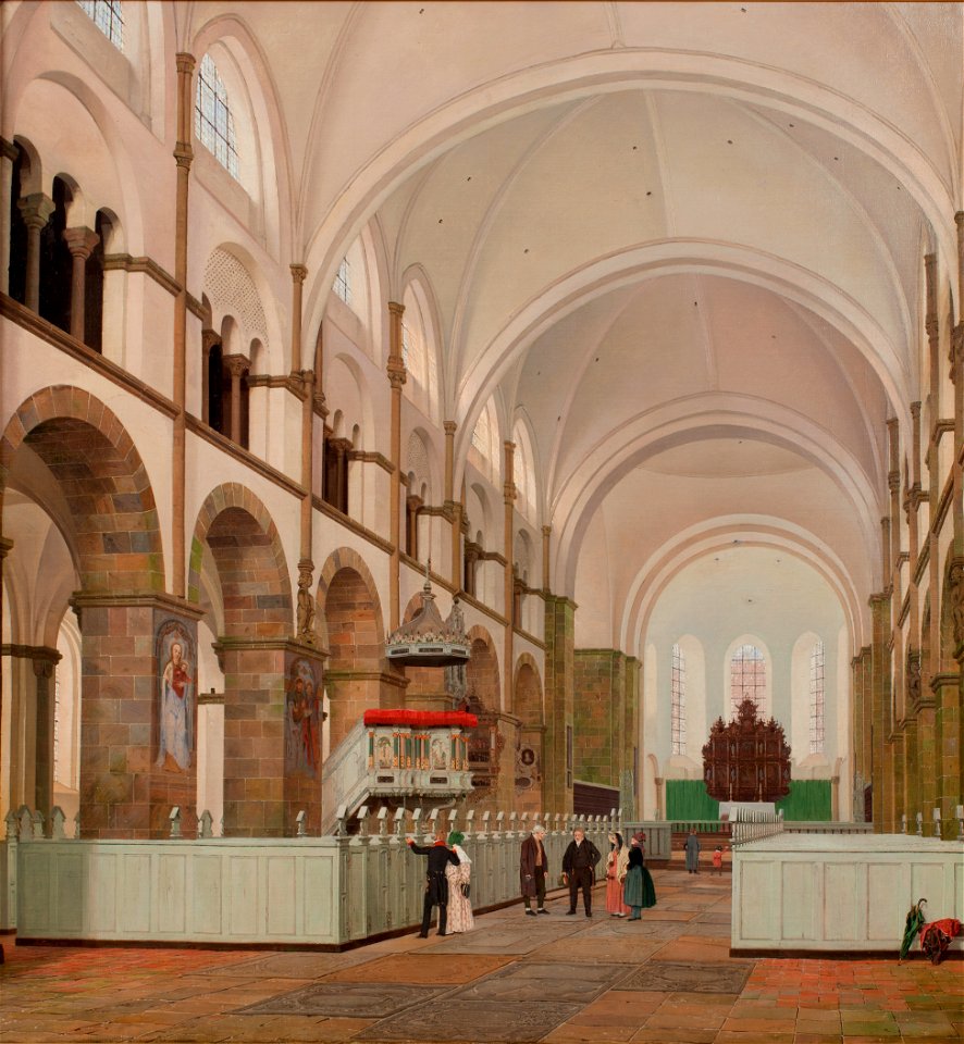 Interiør. Ribe domkirke