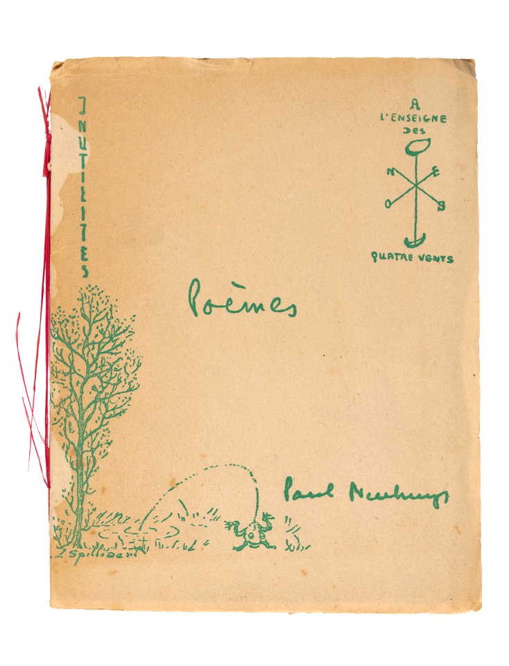 Inutilités. Poèmes., Léon Spilliaert, Paul Neuhuys (L'Officine d'éditions À l'Enseigne des Quatre Vents, K. Resseler), Mu.ZEE Oostende, SM002524 (2)