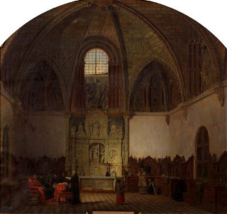 Interior de la capilla de San Bernardo, por Pablo Gonzalvo