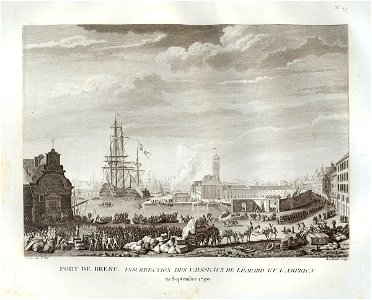 Insurrection des vaisseaux de Léopard et l'America