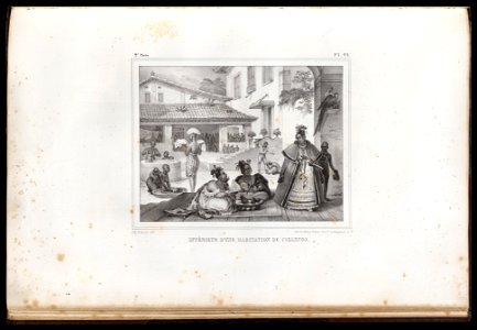 Intérieur d'une habitation de cigannos (2), da Coleção Brasiliana Iconográfica