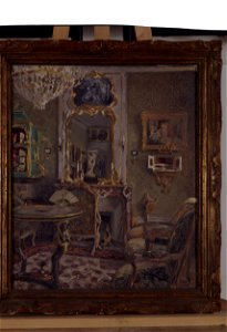 Intérieur de salon - Louis Desbois - musée d'art et d'histoire de Saint-Brieuc, DOC 108