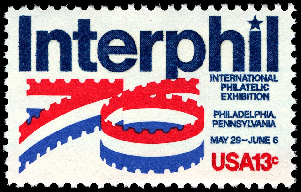 Interphil 13c 1976 issue U.S. stamp