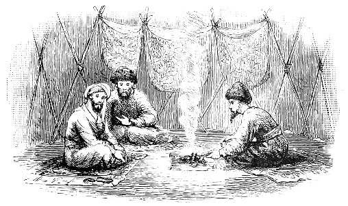 INTERIOR OF TENT