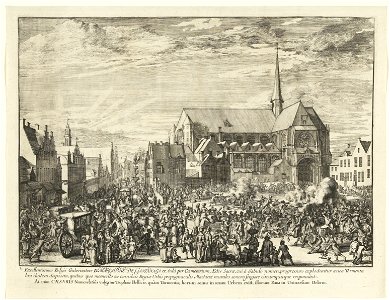 Intocht van Leopold I in Brussel, 1686, Romeyn de Hooghe, 1686 - 1687