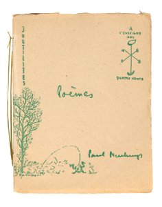 Inutilités. Poèmes., Léon Spilliaert, Paul Neuhuys (L'Officine d'éditions À l'Enseigne des Quatre Vents, K. Resseler), Mu.ZEE Oostende, SM002088 (2)