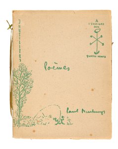 Inutilités. Poèmes., Léon Spilliaert, Paul Neuhuys (L'Officine d'éditions À l'Enseigne des Quatre Vents, K. Resseler), Mu.ZEE Oostende, SM002516 (2)