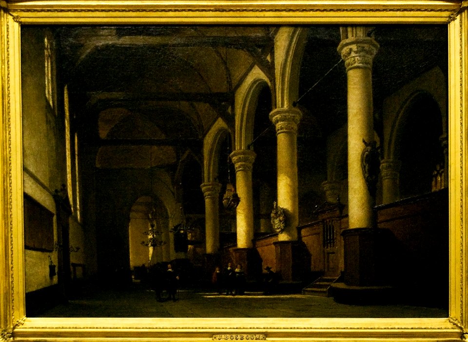 Interior of the church of Edam