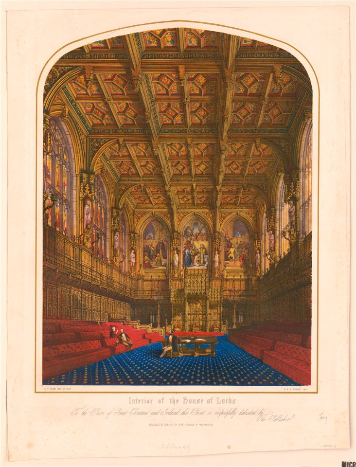 Interior of the house of lords LCCN2004666448