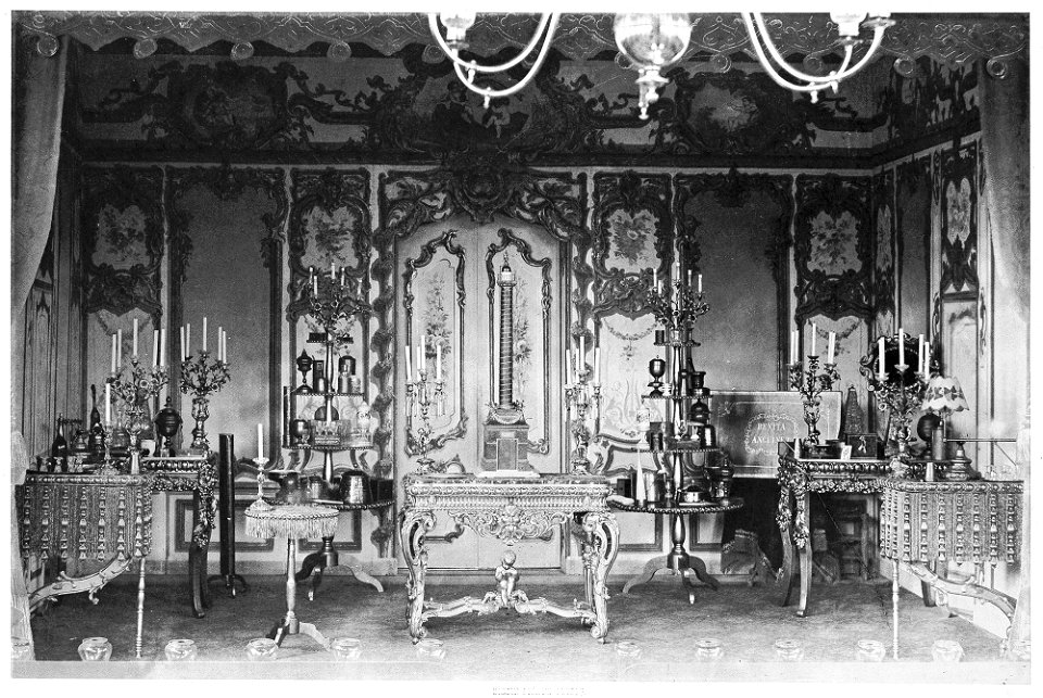Interior of Marionette Theater, Bois de Boulogne, Paris, ca. 1860