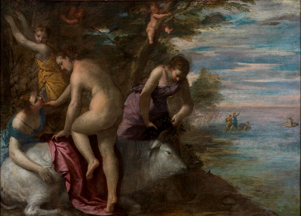 Ippolito Scarsello, called Scarsellino - The Rape of Europa - 54.147.75 - Rhode Island School of Design Museum