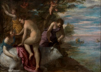 Ippolito Scarsello, called Scarsellino - The Rape of Europa - 54.147.75 - Rhode Island School of Design Museum