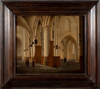 Interior of St Bavo in Haarlem (Isaak van Nickelen) - Nationalmuseum - 17544