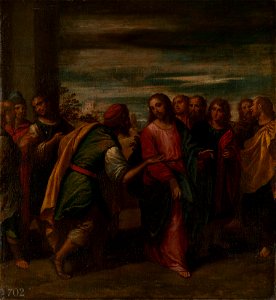 Ippolito Scarsella (c. 1551-Ferrara 1620) - The Tribute Money - RCIN 402894 - Royal Collection