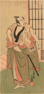 Acteur Ichikawa Yaozo II met getrokken zwaard-Rijksmuseum RP-P-1956-704