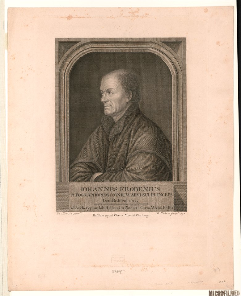 Iohjannes Frobenius LCCN2004670282