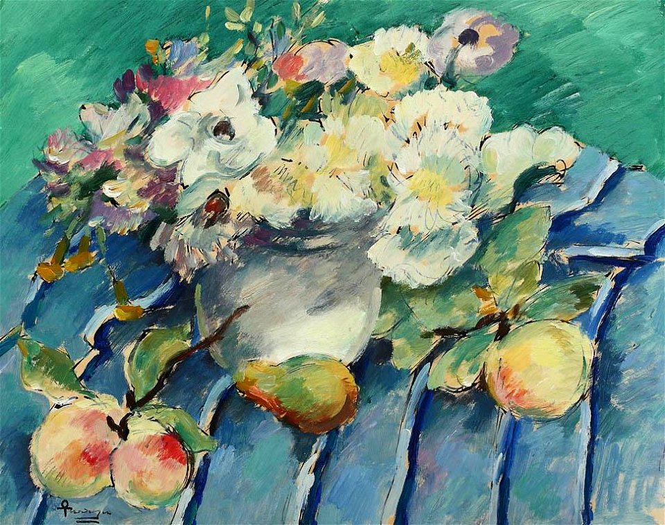 Ion Theodorescu-Sion - Natura statica cu flori si fructe