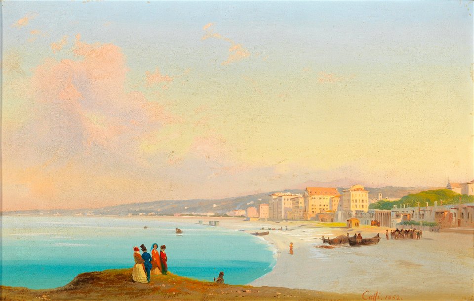 Ippolito Caffi Nice 1852