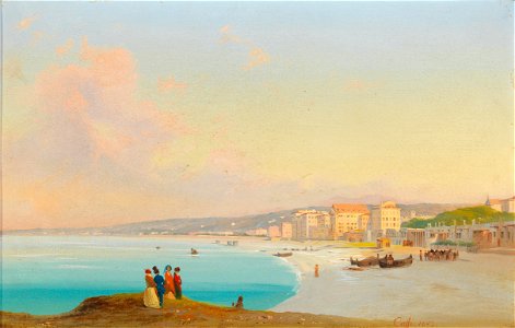 Ippolito Caffi Nice 1852
