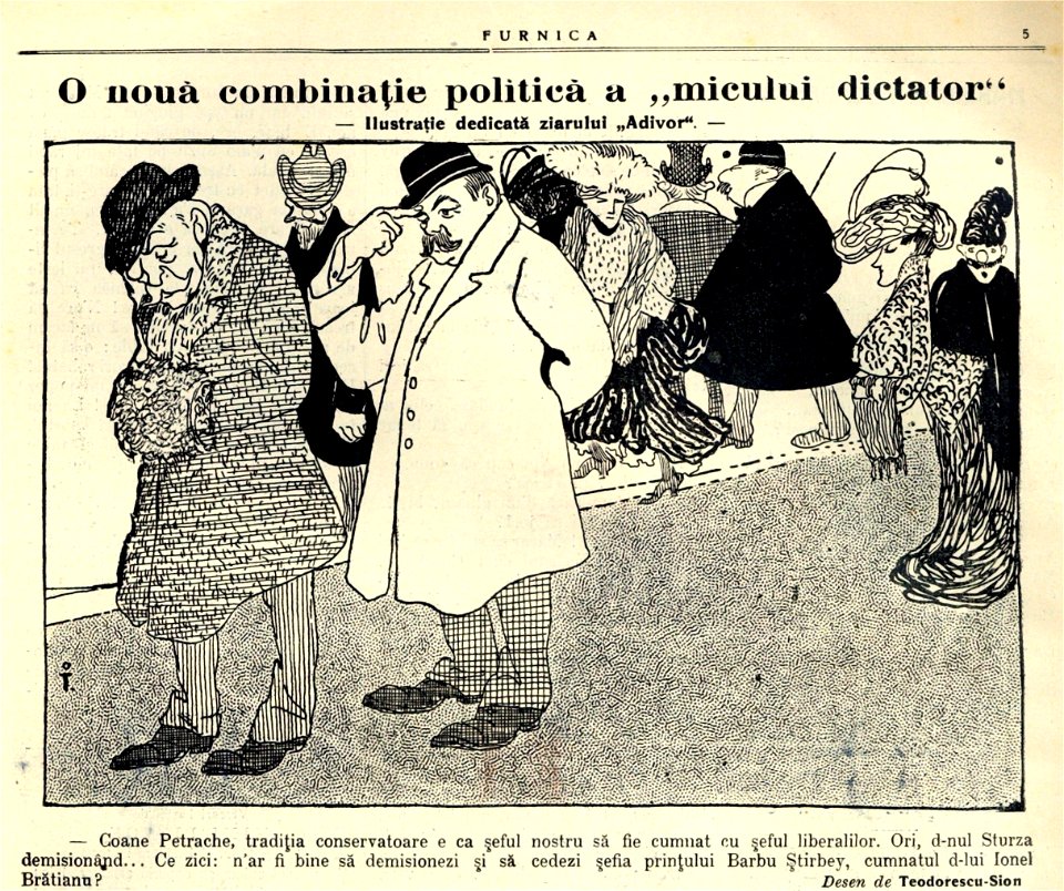 Ion Theodorescu-Sion - O noua combinatie